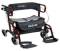 Deluxe Aluminum Rollator and Transport Chair