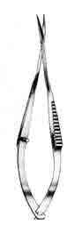 Vannas Capsulotomy Scissors, 3-1/4 in, Curved, Extra Delicate Sharp Points-810-547FSI
