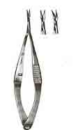Vannas Capsulotomy Scissors, 3-1/4in, Angled to Side, Extra Delicated Sharp Points-020-547FSI