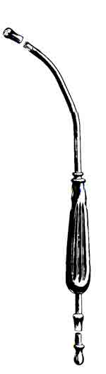 Yankauer Suction Tube, Regular, Chrome, 11-3/4 in-350-064FSI