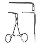 Debakey Ring Handled Bulldog Clamps, 4-3/4in, 90 degrees-021-046FSI