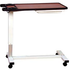 Dual Cup Holder Overbed Table-VE021NKM