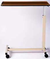 Basic Overbed Table w/ Built In Lip & Color Options-RLC-621NKM