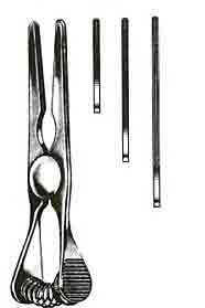 Glover Bulldog Clamp, Straight, 2-1/2 in, 1.8cm Jaw-200-546FSI