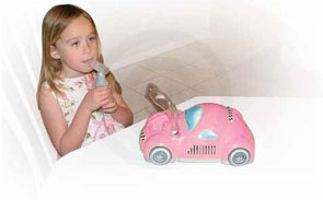 Checker Nebulizer (Pink, Piston Powered)-P-04081DRV