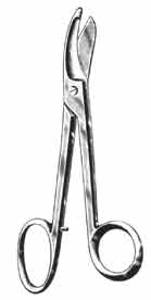 Bruns Plaster Shears, Serrated 9-1/2 in-352-281FSI