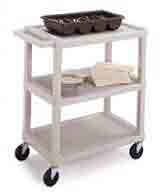 Standard Duty Utility Cart, White-0002LKE