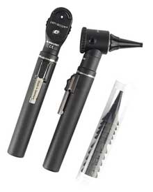 Pen-scope� oto-/ophthalmoscope Vacuum 2.7 V, black in pouch-002-0902GUR