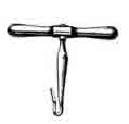 Gerald Dressing Forceps, Serrated Tips, 7 in-903-424FSI
