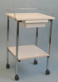 Instrument Stand with Wire Frame on Back and Sides-11463BRT
