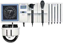 Otoscopes & Ophthalmoscope Diagnostic Station with Clock-4003003-1563GUR