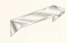 Stainless Steel Wall Shelf-8421-WB4ARO