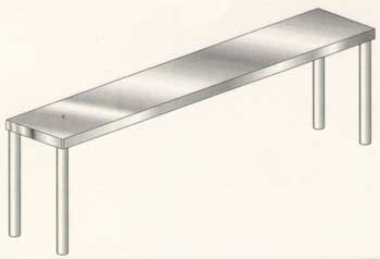 Stainless Steel Single Overshelf-6301-O4ARO