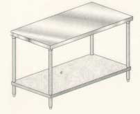 Stainless Steel Work Table-4242-GT4ARO