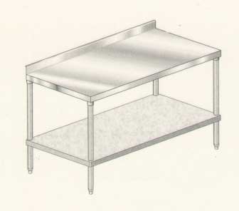 Stainless Steel Work Table-4242-SGT4ARO