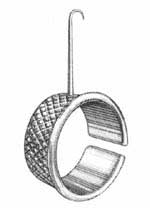 Millard Thimble Retractors, 5/8in Working Length Sharp, Single Hook-012-305FSI
