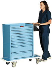 Painted Steel Cast Cart Standard Package-0306HRF