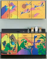 Dino Days Themed Pediatric Cabinet Set-WB-4316CLT