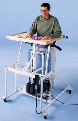 Hi Lo Echo Line Stand In Table With Electric Lift-5716HSM