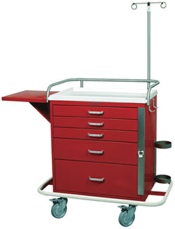 5-Drawer Specialty Emergency Cart Package-1336HRF