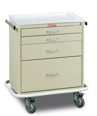 4 Drawer Short Workstation Standard Package-0536HRF