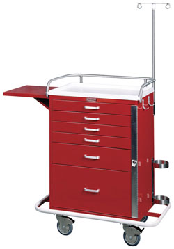 6-Drawer Tall Emergency Cart Specialty Package-1046HRF