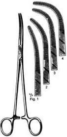 Rumel Thoracic Forceps, Angular, 2-3/8in Long Jaws-835-246FSI