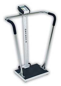 Digital Bariatric Platfrom Scale w/ Wheels & Handrails-5586DET