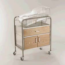 Wood Fronts Hospital Bassinet-21x0307NKM