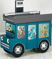 Outback Buggy Themed Pediatric Scale Table-4487CLT