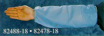 Blue Breathable Poly-p Sleeve with elastic end-Tians82478-18-mse