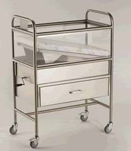 Stainless Steel Millennium Bassinet w/ Plexi Panel-t71X0009NKM