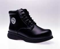 Men's Black Leather Work Boot-M109DRZ