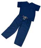ComfortEase Unisex Reversible Scrub Top With Set In Sleeve.-019MD