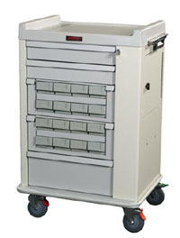 Optimal 16 Bin Standard Medication Cassette Cart-SC61LAHRF