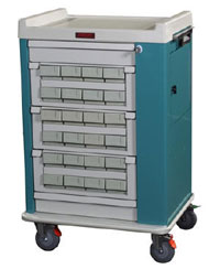 Optimal 24 Bin Standard Medication Cassette Cart-SC42LAHRF