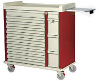 Optimal Line All-Aluminum Medication Box Cart-XOB024LAHRF