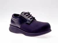 Men's Black Zennon Velcro Diabetic Shoes-VM003DRZ