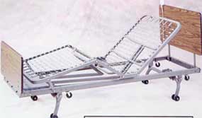 Manual Lo Pro Adjustable Hospital Bed-M003CCNKM