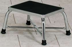 Chrome Bariatrics Step Stool-2416-TCLT
