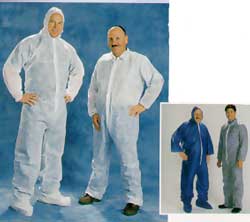 White Light weight poly-p Coveralls-Tians21088-mse