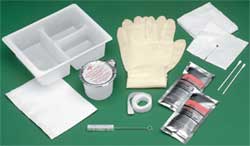 Sterile Tracheostomy Clean & Care Tray with Peroxide and Saline-98504DNYDDM