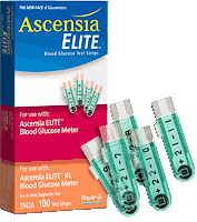 Ascensia ELITE Blood Glucose 100 Test Strips-A2493INM