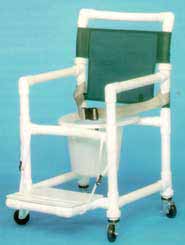 Economy Shower Chair Commode-P-73CSEIPU