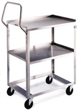 Standard Duty 2 Shelf SS Egronomic Carts-0066LKE