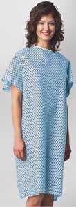 Patient Gowns, Standard Cut with Straight Back Closure-021110TDMDM