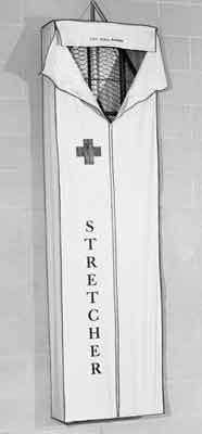 Vinyl Splint Stretcher Storage Cover-X-003JSA