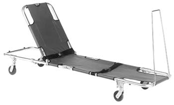 Easy Fold Tilt Back Swivel Wheeled Stretcher-S-406JSA