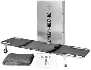 Easy Fold Aluminum Stretcher Storage Case-606JSA