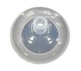 Size 1 - Large Infant - Round Clear Silicone Face-1-631-FLACA